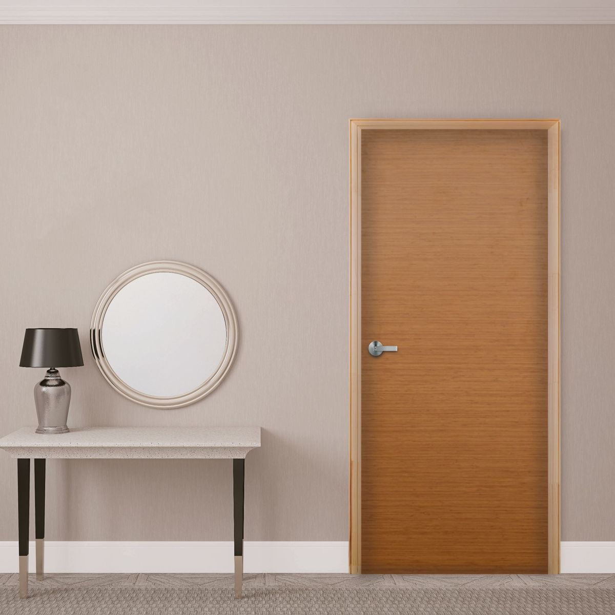 DIMFER - Puerta Principal Tunez HDF + Marco 95cm