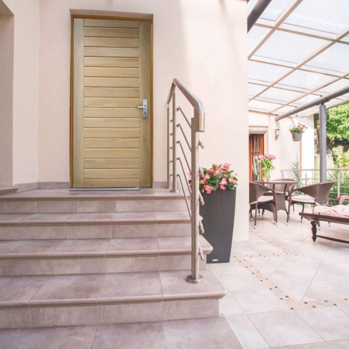 DIMFER - Puerta de madera Principal Dubai