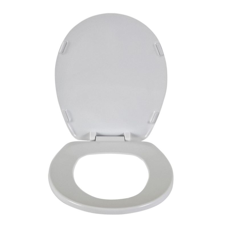 MELAMINEX - Asiento Redondo Sifón Blanco