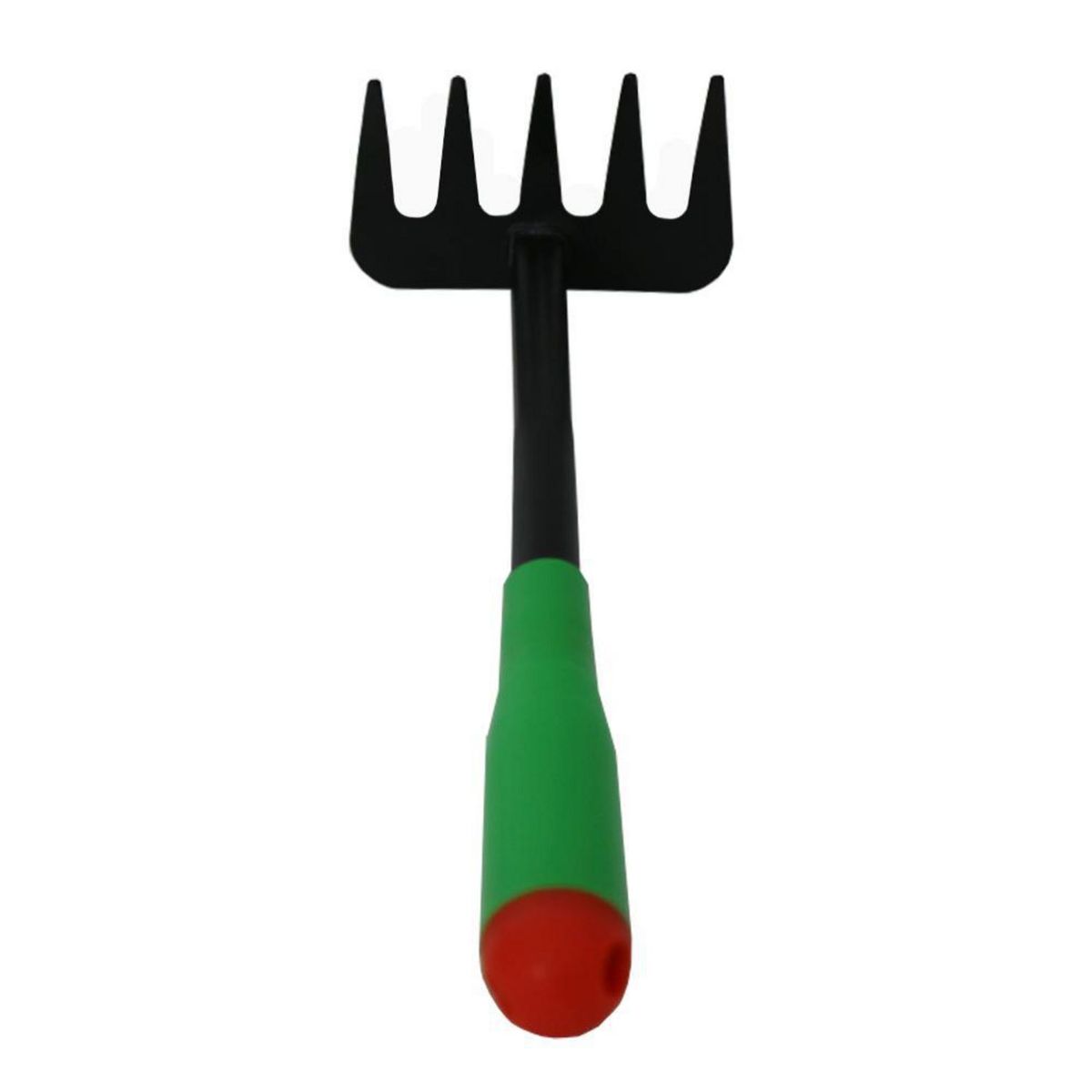 MAJOR - Rastrillo Pequeño Acero Con Mango de Plástico 10x29cm