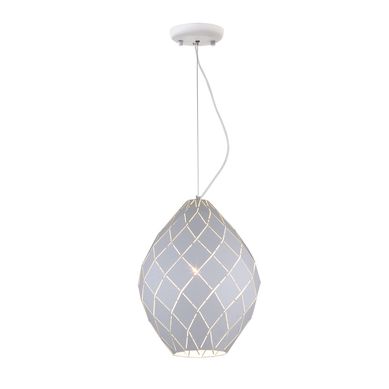 Lmpara Colgante Metal Blanco 1L E27