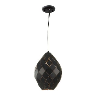 Lmpara Colgante Metal Negro 1L E27.