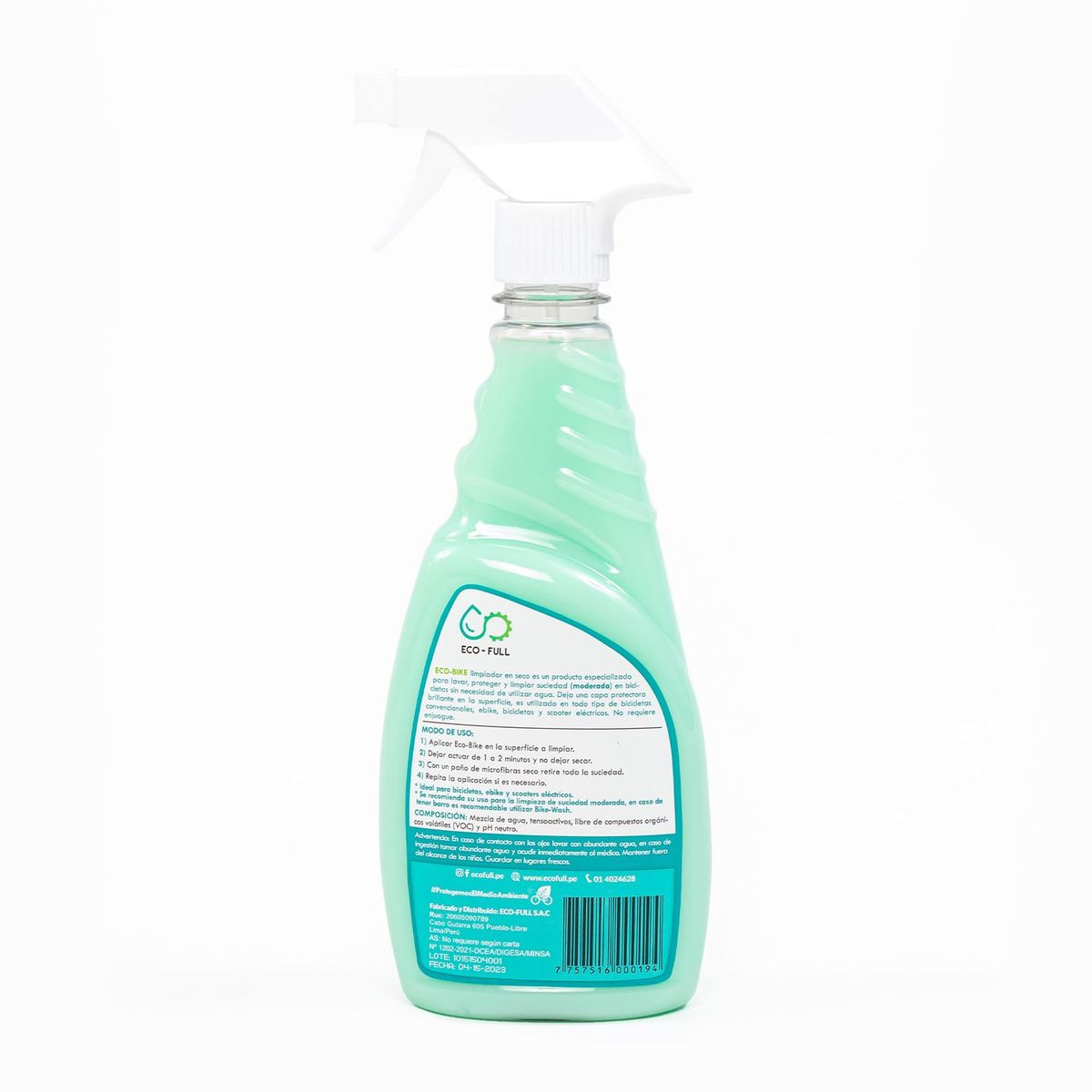 ECO-FULL - Eco-Bike Lavado Ecológico 500 ml