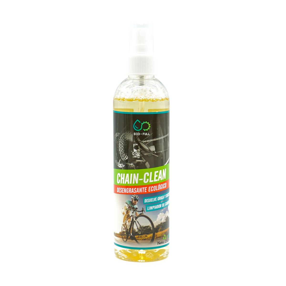 ECO-FULL - Dúo Desengrasante Chain-Clean + Lubricante Lube-Bike