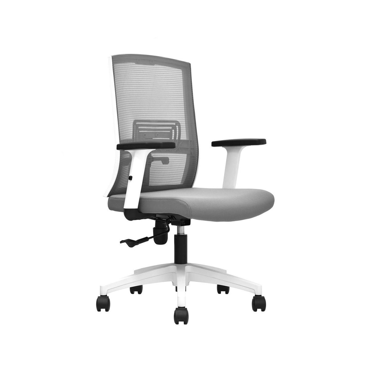 BONNO - Silla de Oficina Giratoria Gerente Monk Gris