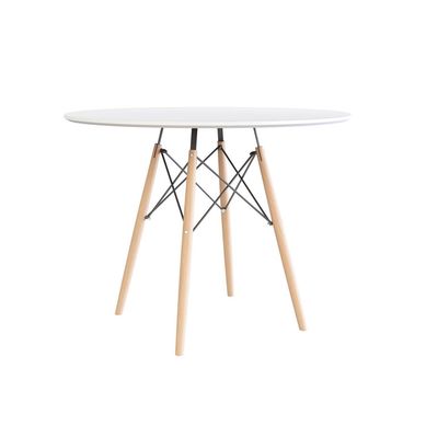 Mesa de Comedor Eames Round Blanca 4 Personas