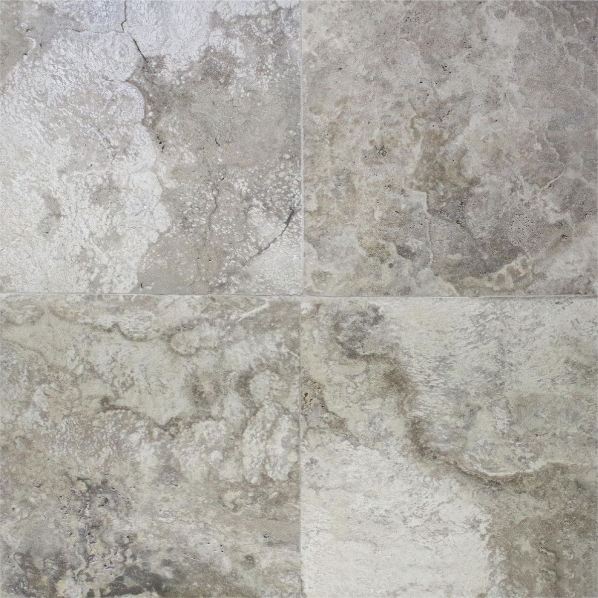 GALLOS MARMOL - Mármol Travertino Gris 30.48x30.48cm 0.93m2