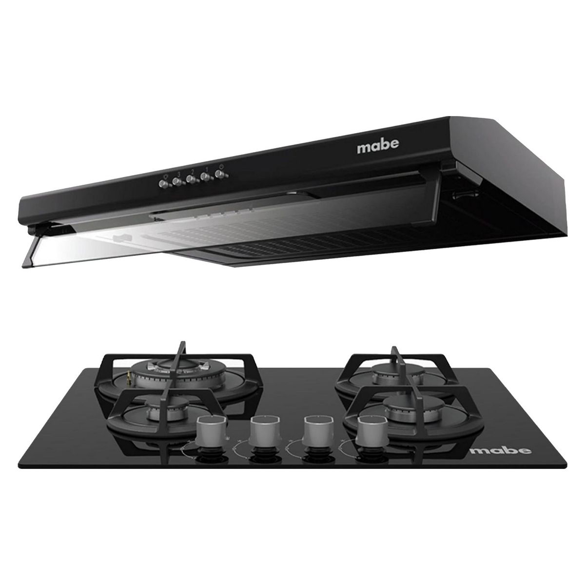 MABE - Combo Encimera PM6045GV0 + Campana CMU6020PB0