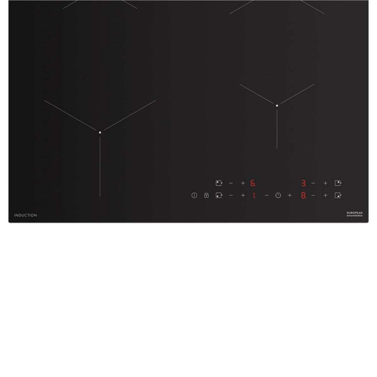 ELECTROLUX - Cocina empotrable Eléctrica Electrolux ETII60F7EOB X4 Quemadores