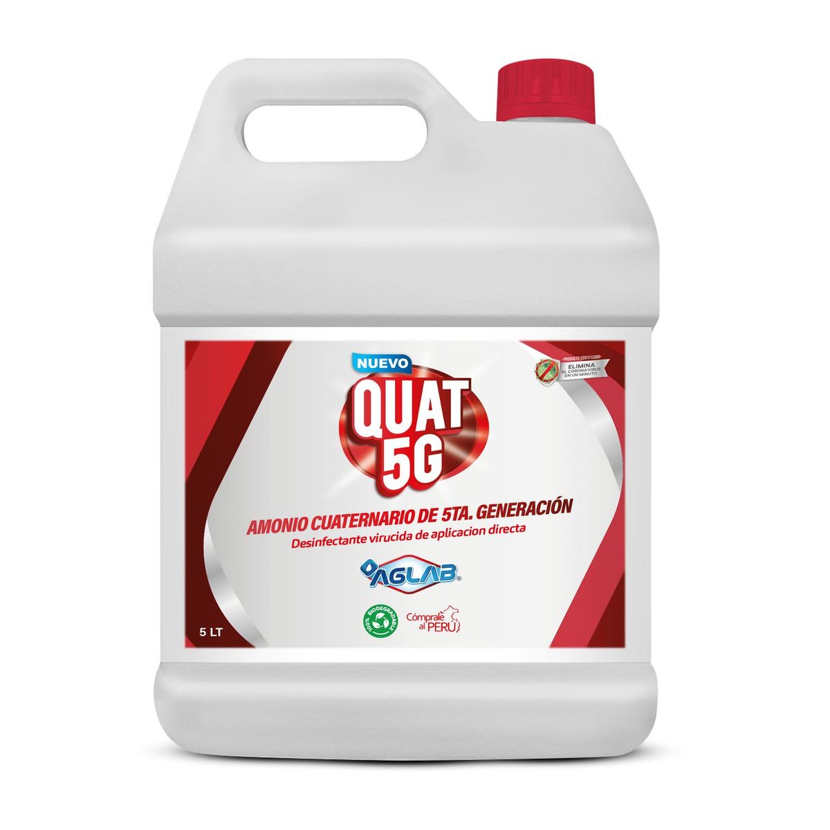 AGLAB - Desinfectante de Amonio Cuaternario 5L