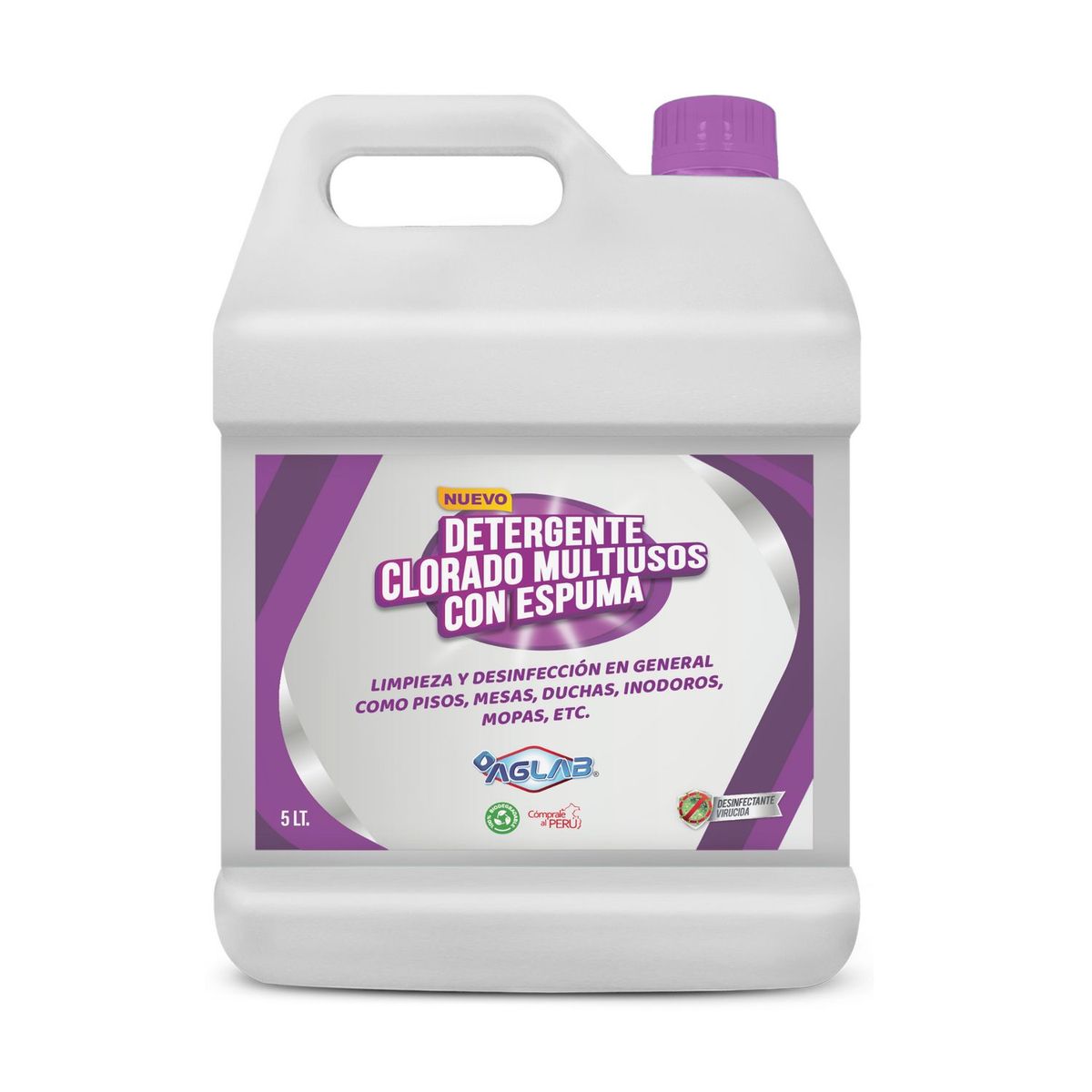 AGLAB - Detergente con Cloro 5L