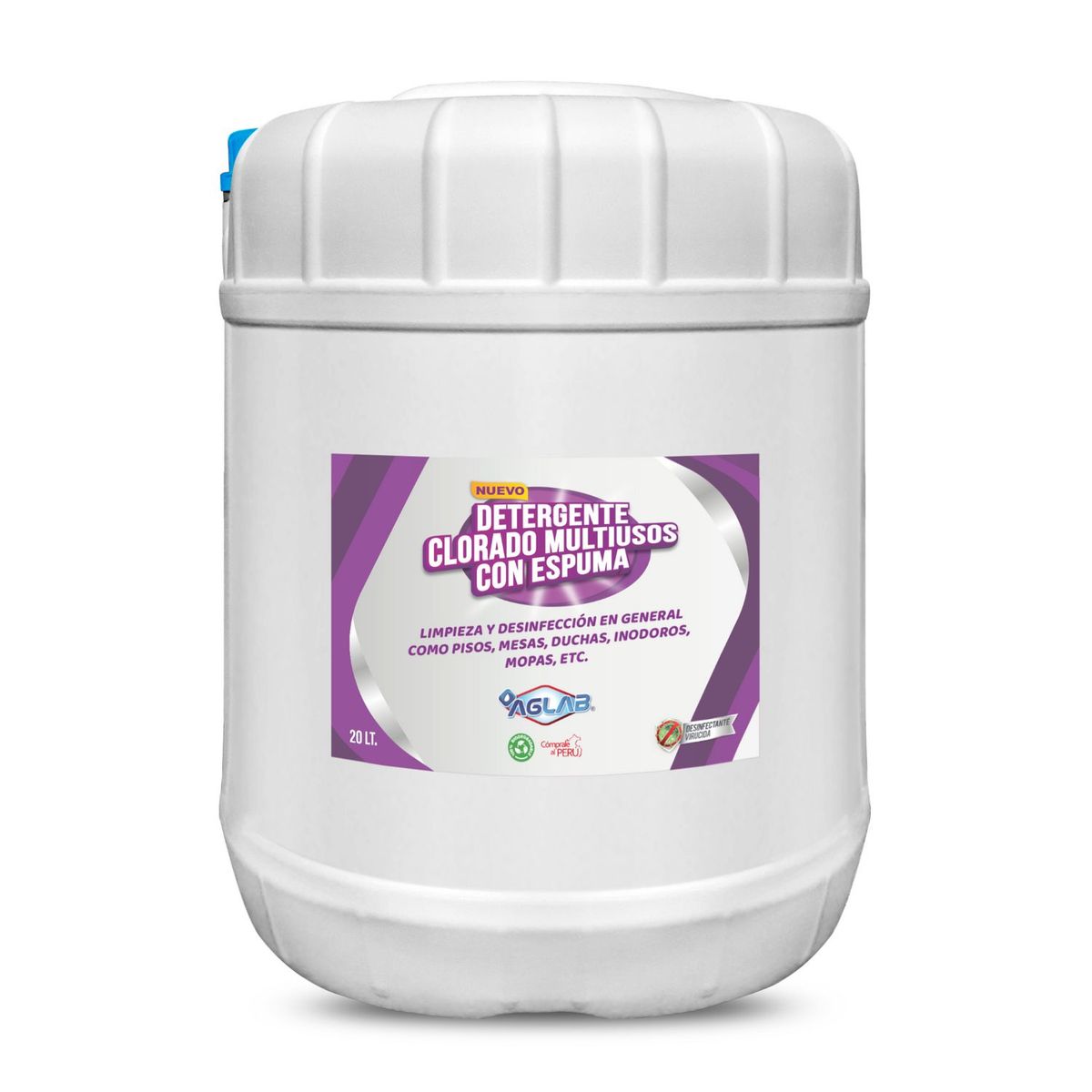 AGLAB - Detergente con Cloro 20L