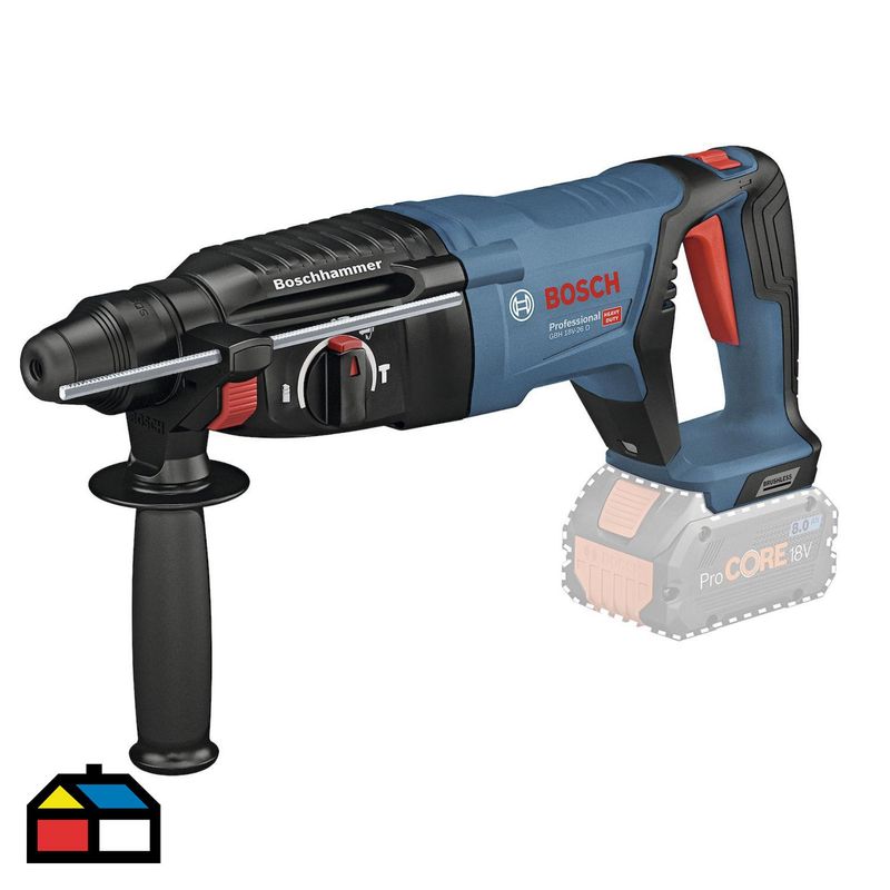 BOSCH - Rotomartillo Inalámbrico Bosch 18V GBH 18V-26 (Sin batería) 