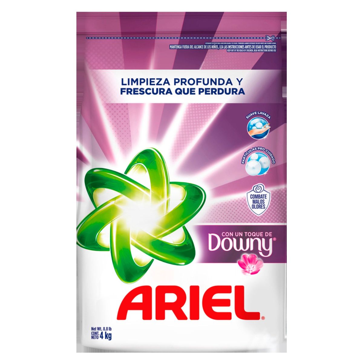 ARIEL - Detergente en Polvo Ariel Toque Downy 4 kg.