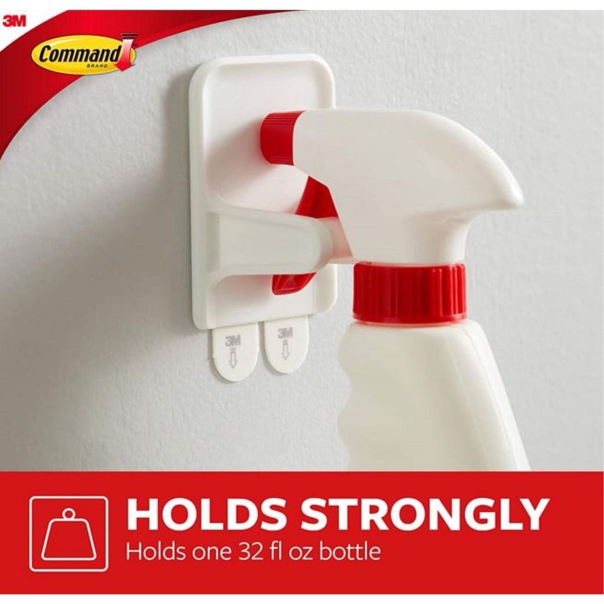 COMMAND - Colgador Command 3M para Botella Rociadora Blanco