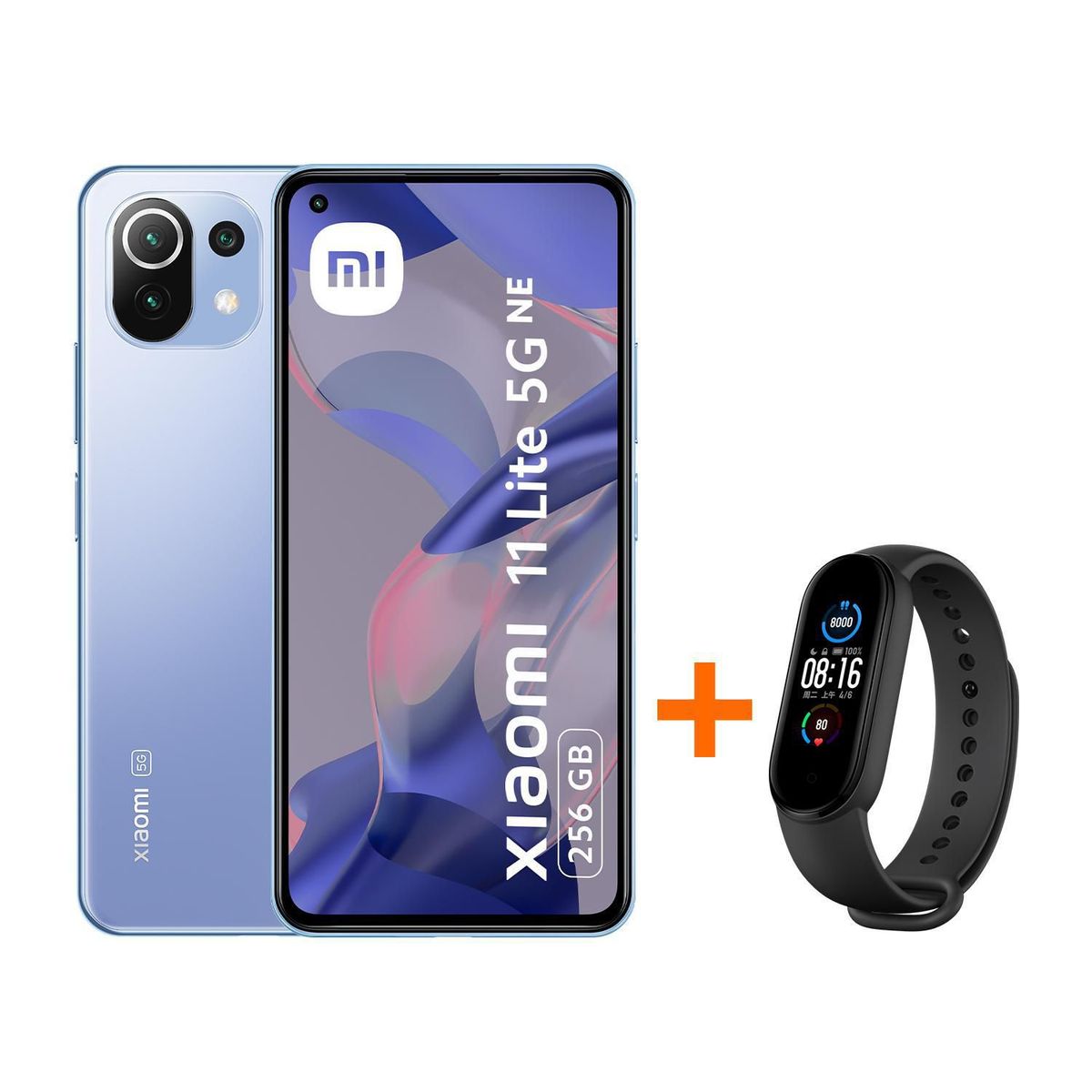 XIAOMI - Celular Xiaomi Mi 11 Lite 6.55" 8GB 256GB Bubblegum Blue + Band 5 (Open Box)