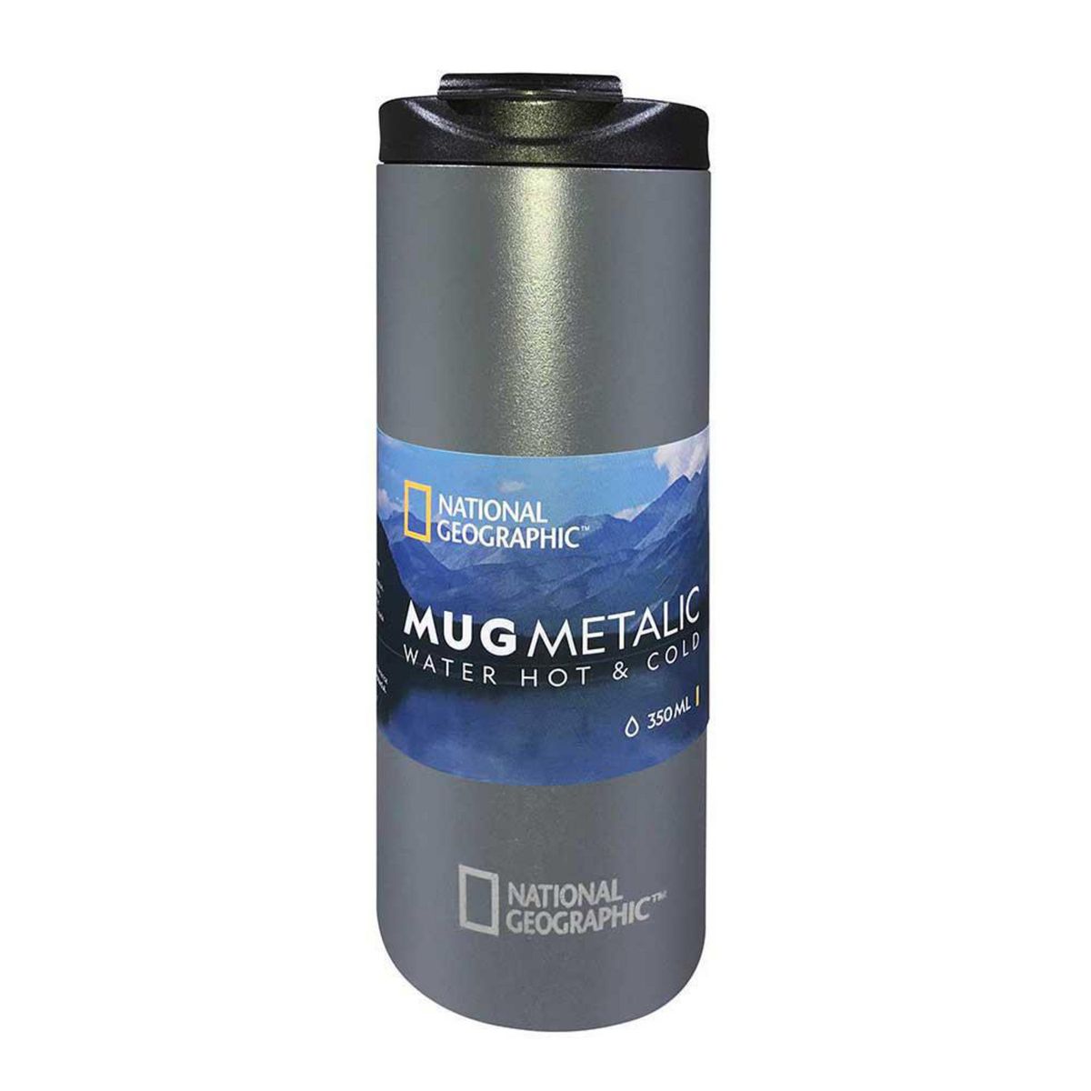 NATGEO - Mug Metálico National Geographic 350 ml Color Grafito