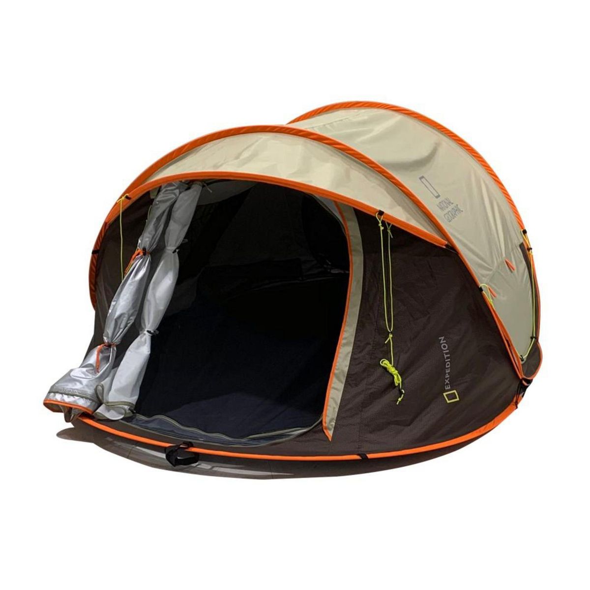 NATIONAL GEOGRAPHIC - Carpa Para 3 Personas Modelo Cng725 Color Marrón