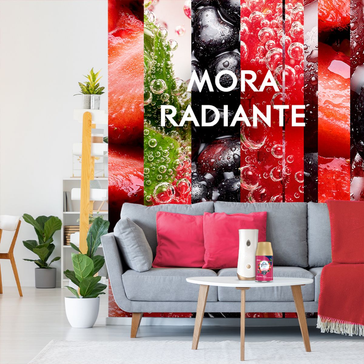 GLADE - Repuesto Ambientador automático Glade Mora Radiante 270 ml