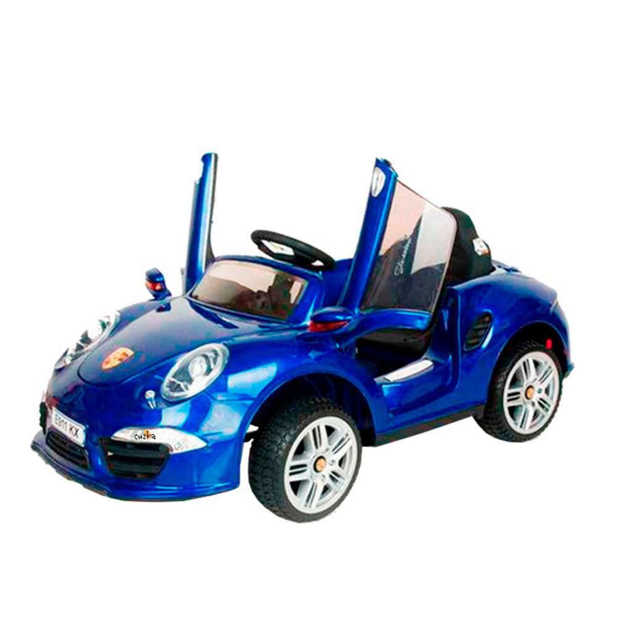 CUZKA - Auto a Batería Porshe 911 Pantalla MP5 Azul