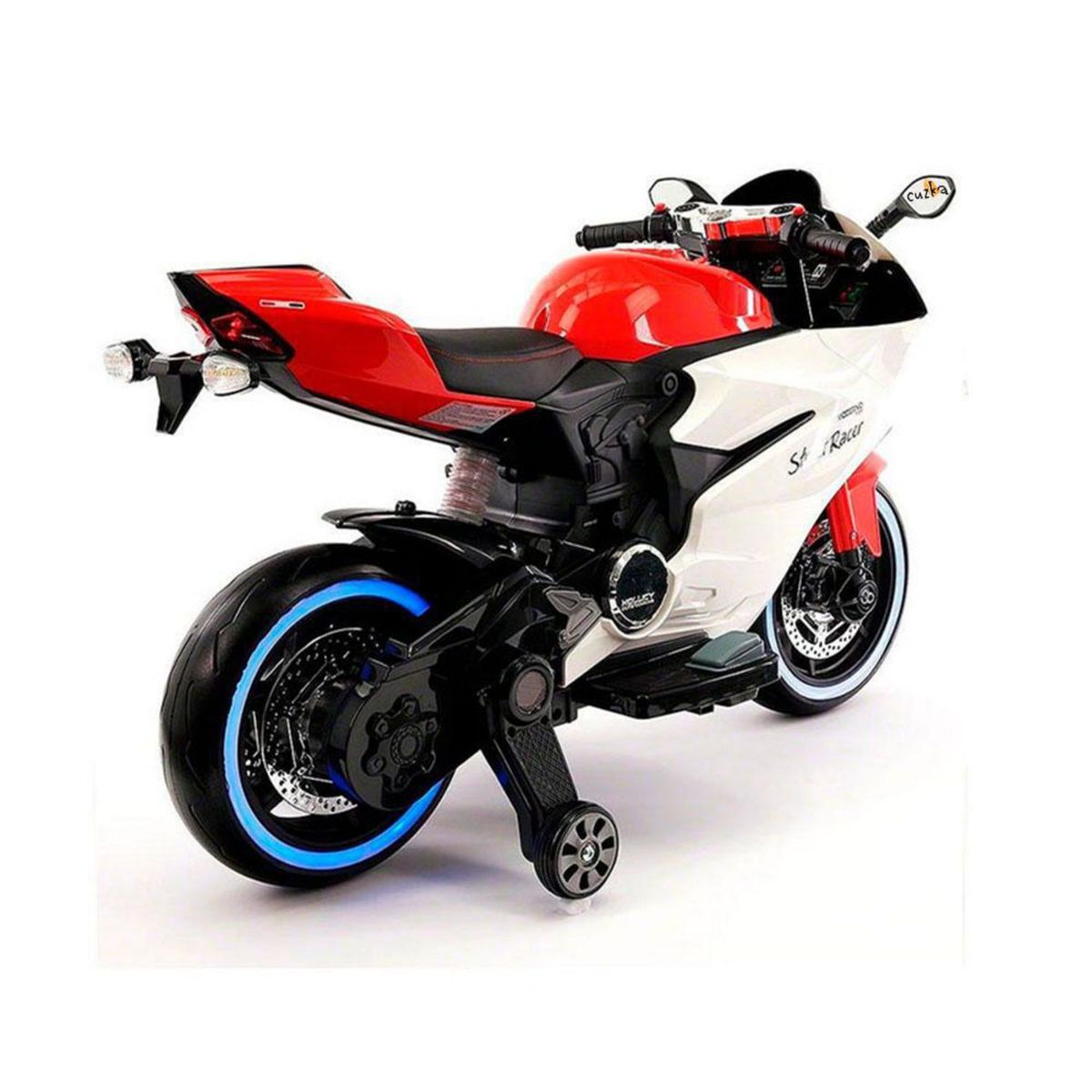 CUZKA - Moto a Batería Ducatti Rojo 12V MP3 USB