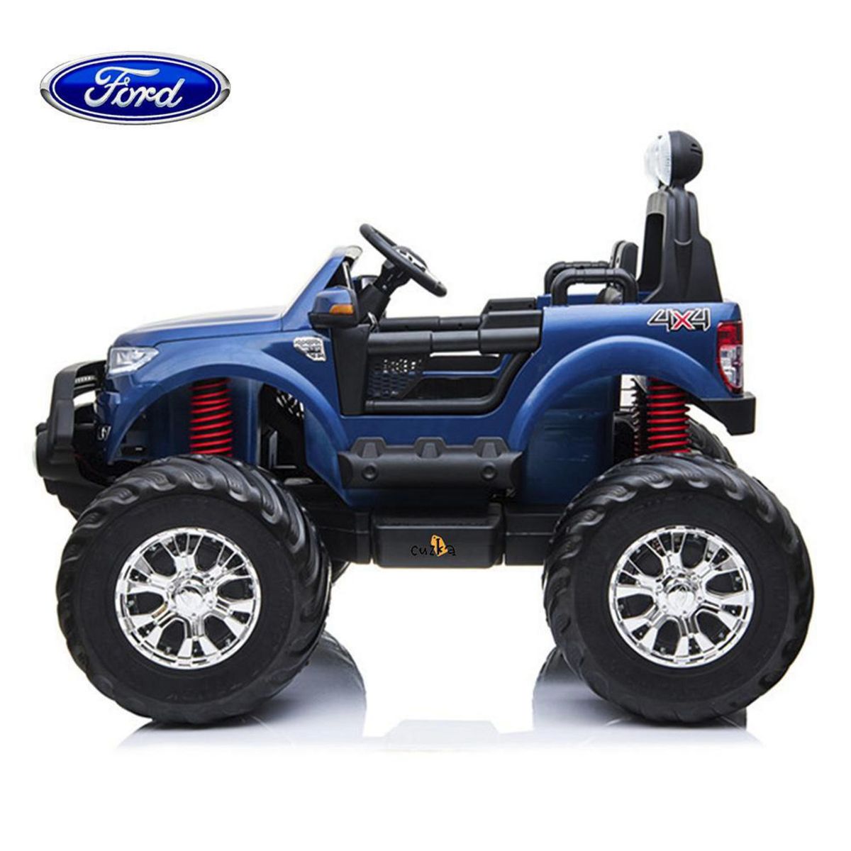 CUZKA - Camioneta a Batería Ford Monster Truck Azul