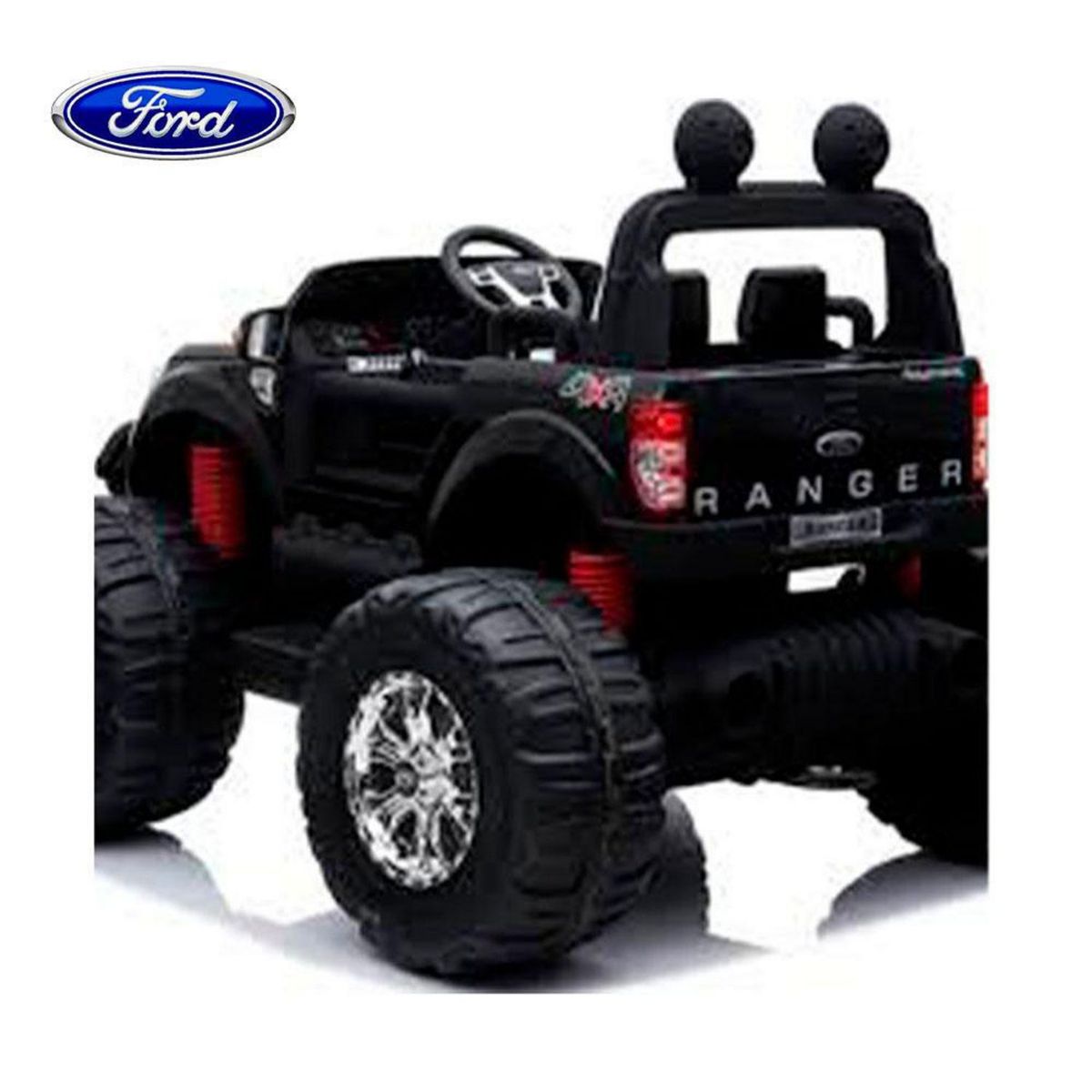 CUZKA - Camioneta a Batería Ford Monster truck Negro