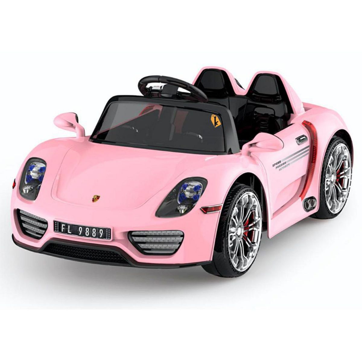 CUZKA - Auto a Batería 12 vlt con control remoto Rosado