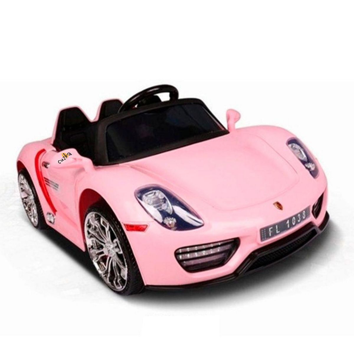 CUZKA - Auto a Batería 12 vlt con control remoto Rosado