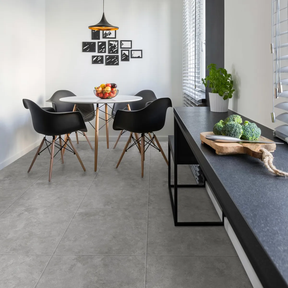 Cerámica Gris Cementicio 60X60cm 1.44m2 Rústica Gris, marca GALA - Foto Principal