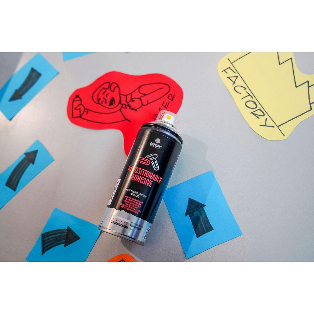 MONTANA COLORS - Spray Adhesivo Reposicionable 400ml