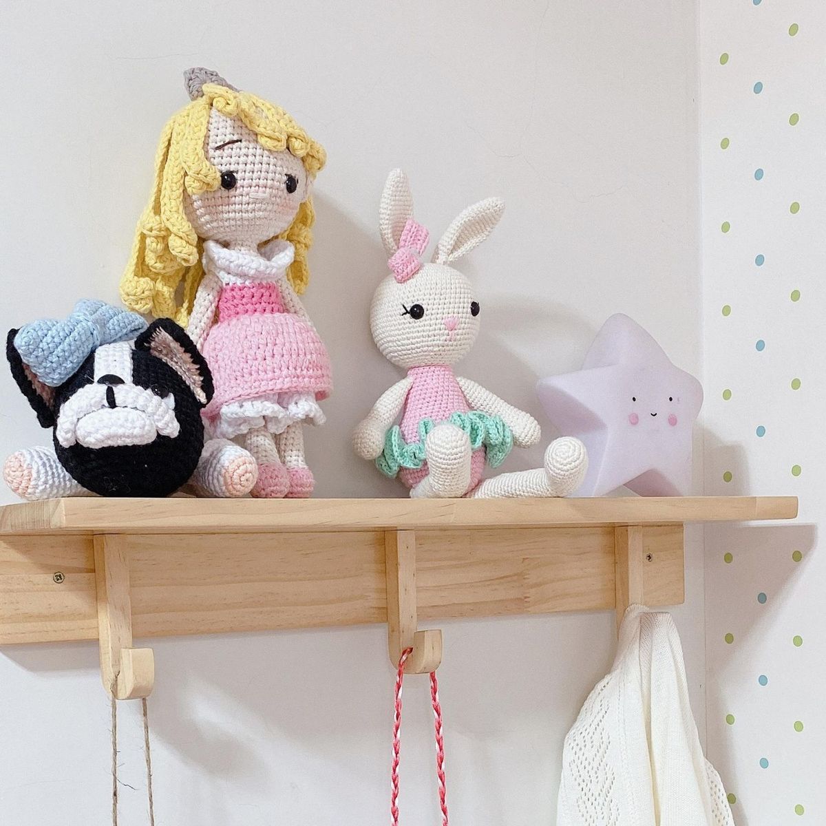 GENERICO - Repisa perchero natural