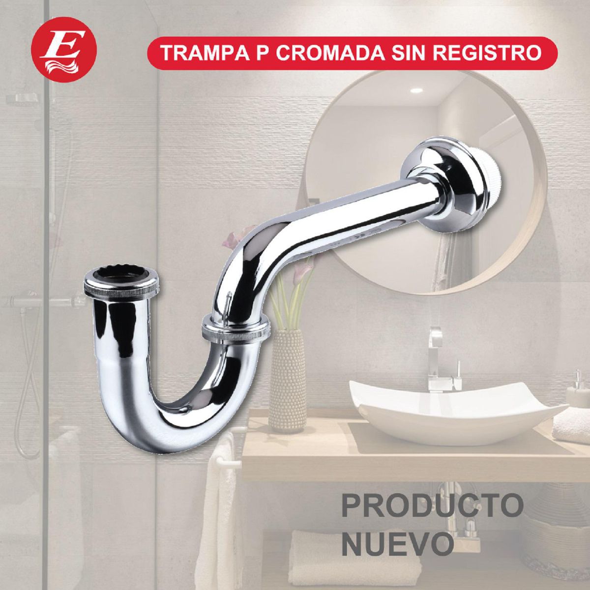 ECKOGRIF - Trampa con Registro 1 1/4"