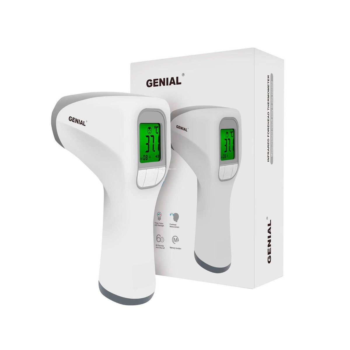 GENIAL - Termómetro Infrarrojo T81 Plus x 10 Unid