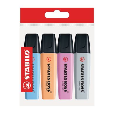 Resaltadores Stabilo Boss Retro x4