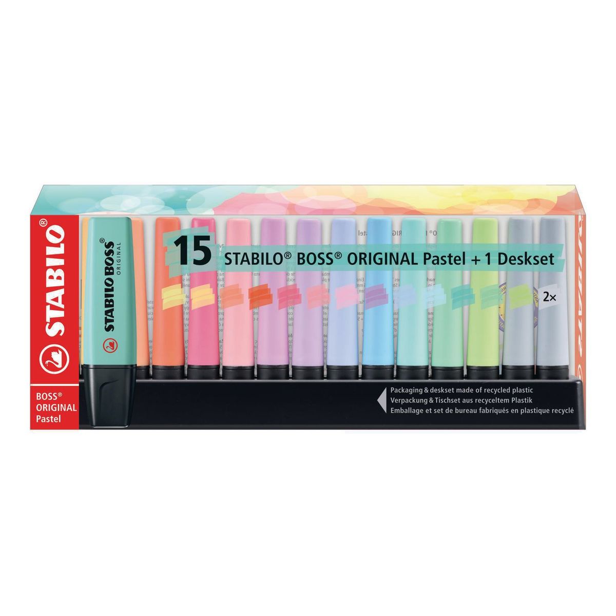 STABILO - Resaltadores Stabilo Boss Tropi Retro x15