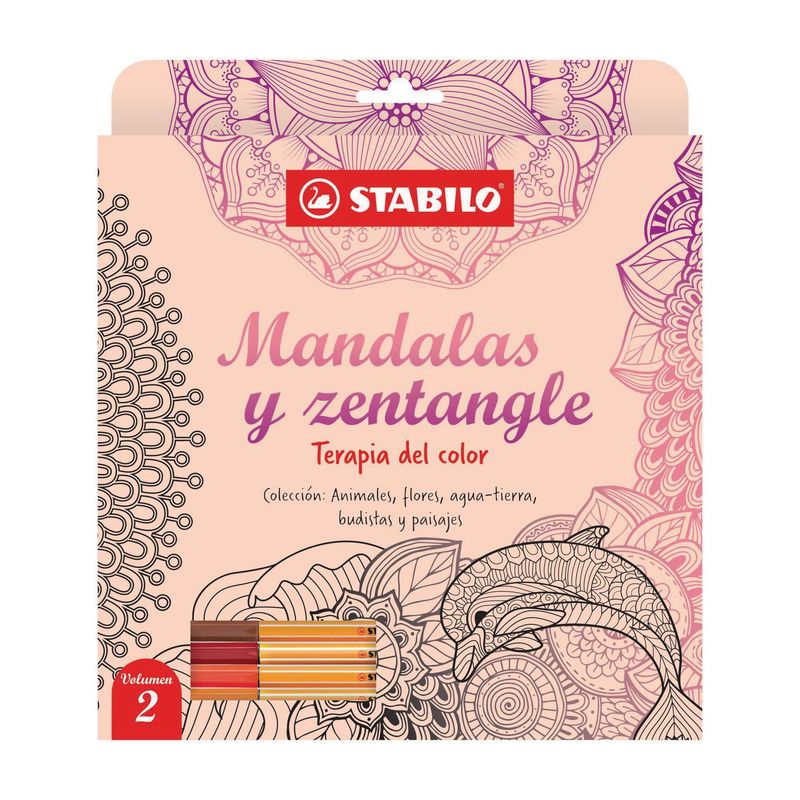 STABILO - Libro Mandalas y Zentangle Vol 2
