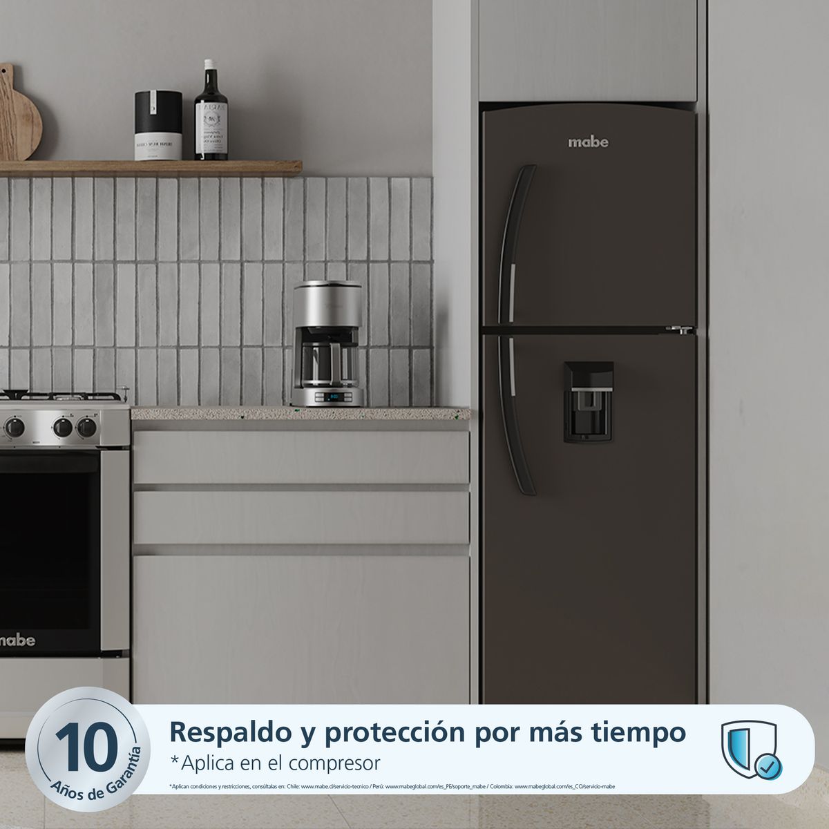 MABE - Refrigeradora Mabe 239L Top Freezer 2 Puertas RMA255FYPG