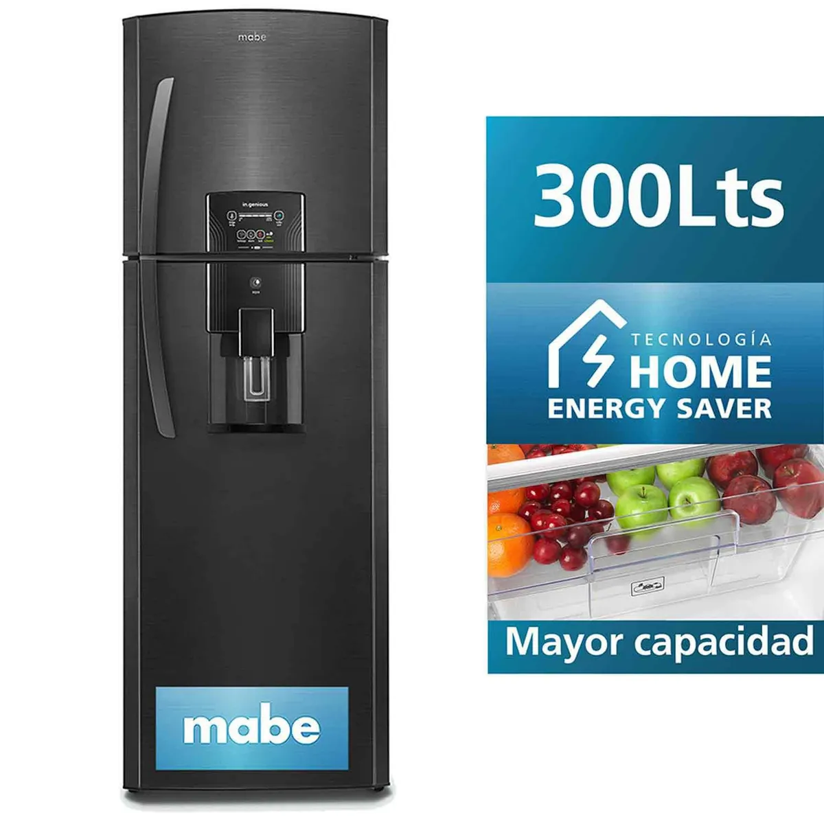 MABE - Refrigeradora Mabe 292L Top Freezer 2 Puertas RMA310FZPC