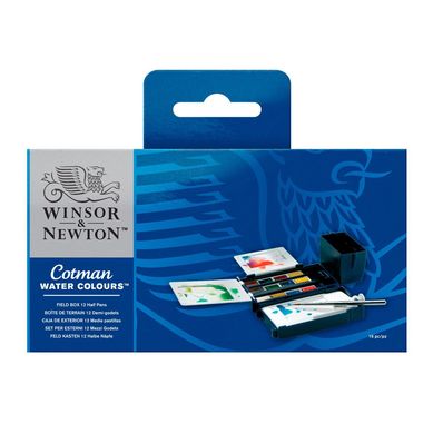 Acuarela Cotman Medio Godet Set x 16
