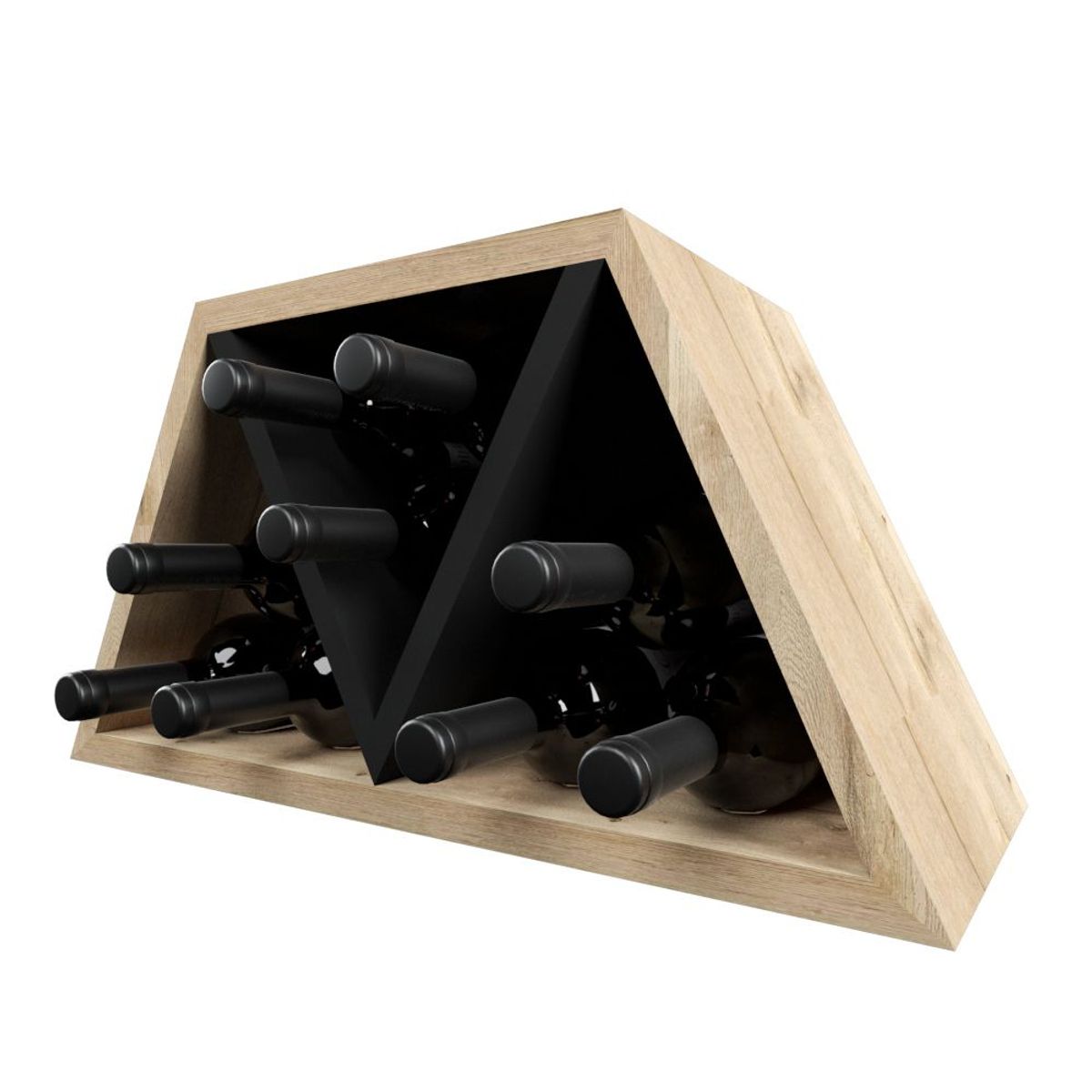 LUCANAS FURNITURE - Porta Botellas Duna y Negro