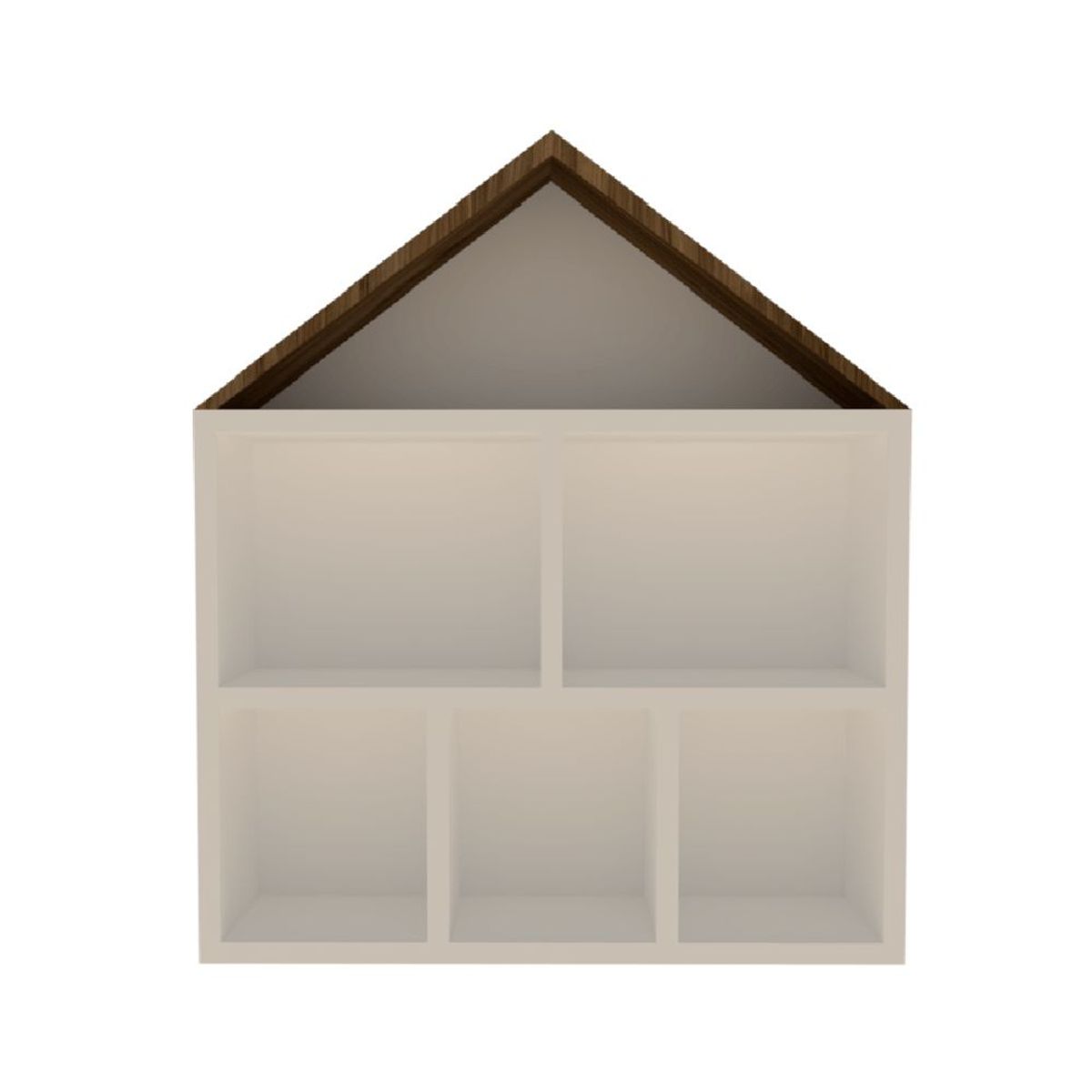 LUCANAS FURNITURE - Juguetero de Melamina Gales y Blanco