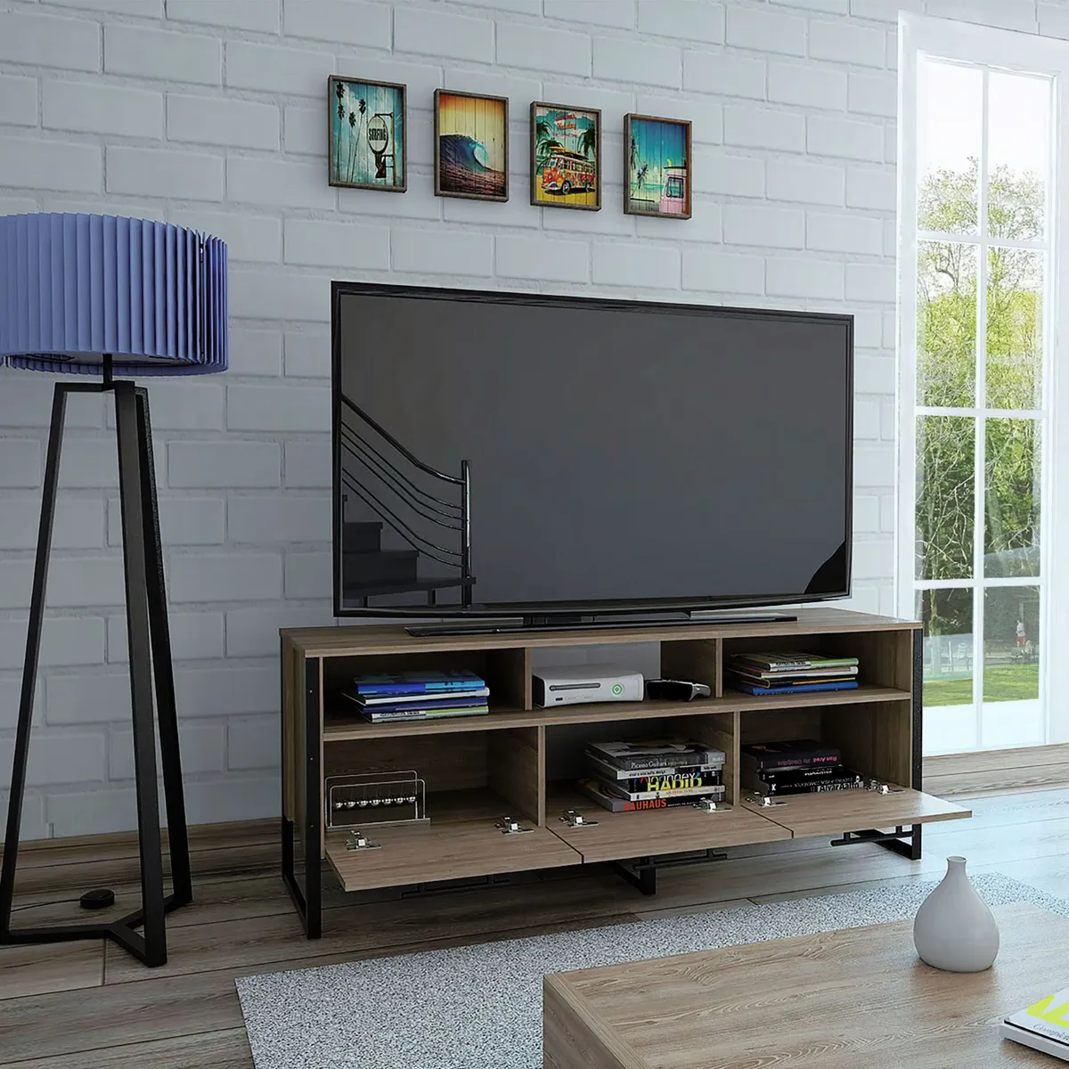 TUHOME - Mesa de TV 60" Magnum