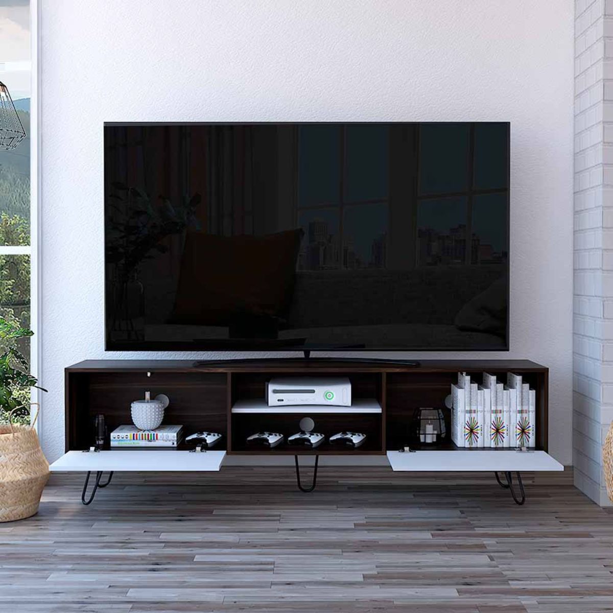 TUHOME - Mesa de TV 80" Vassel