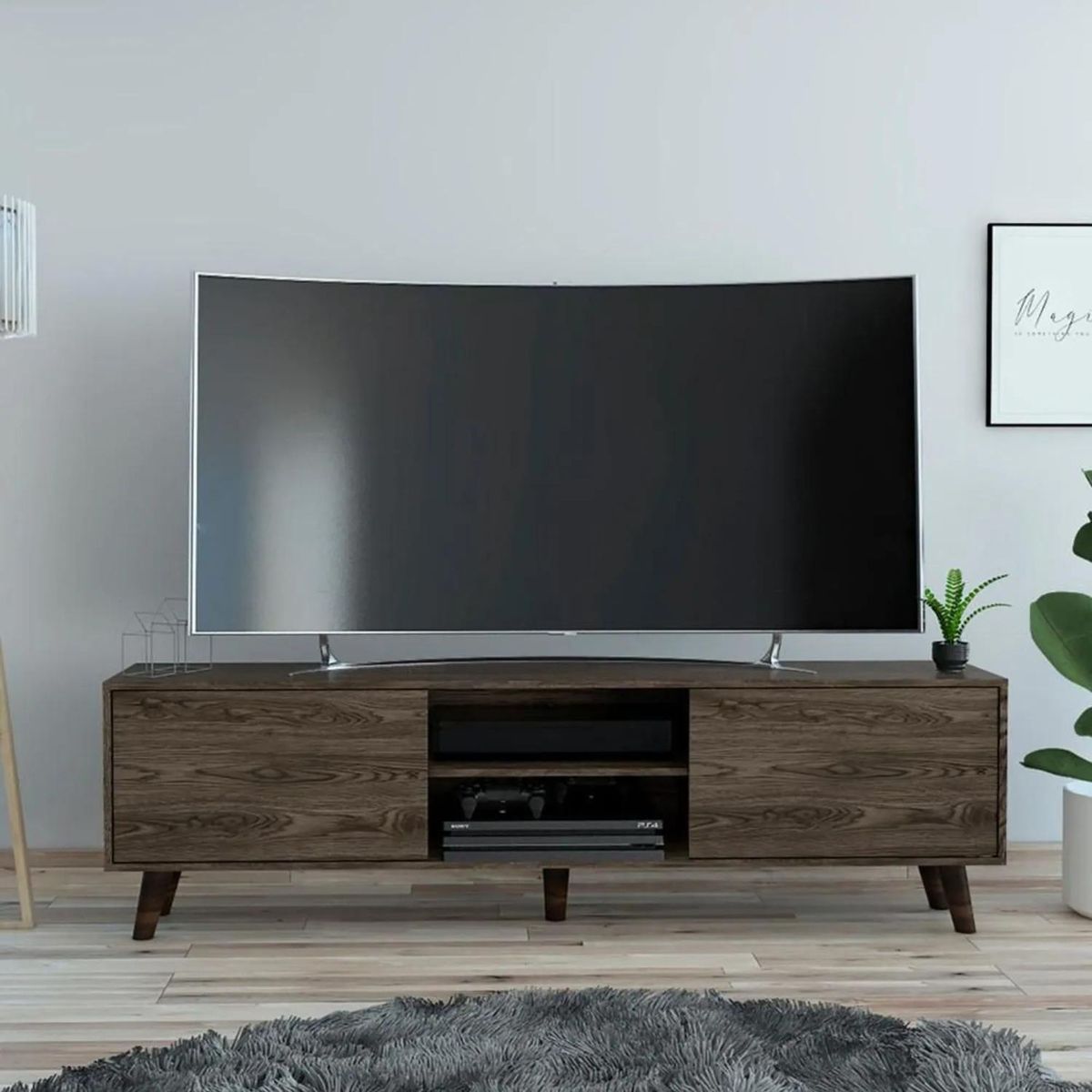 TUHOME - Mesa de TV 80" Cincinatti Z-180