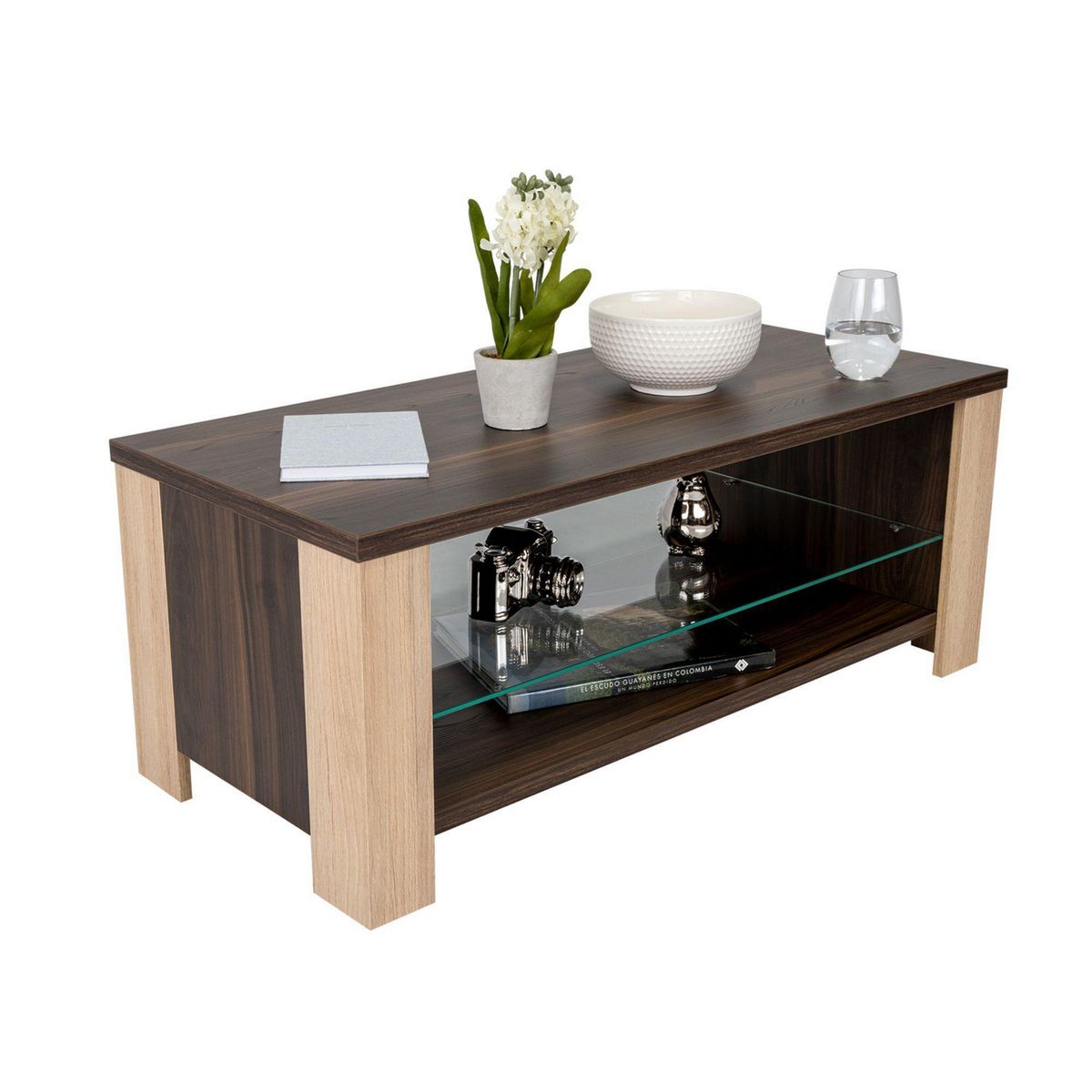 TUHOME - Mesa de Centro Athina Habano/Rovere