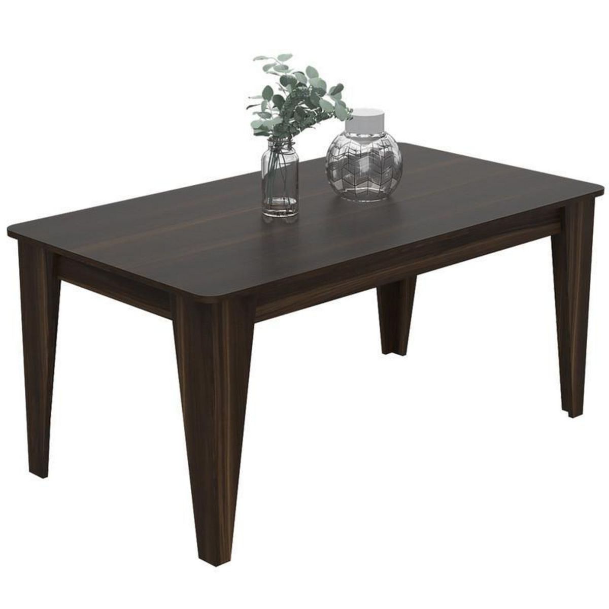 TUHOME - Mesa de Comedor Melamina Torino 2 Habano