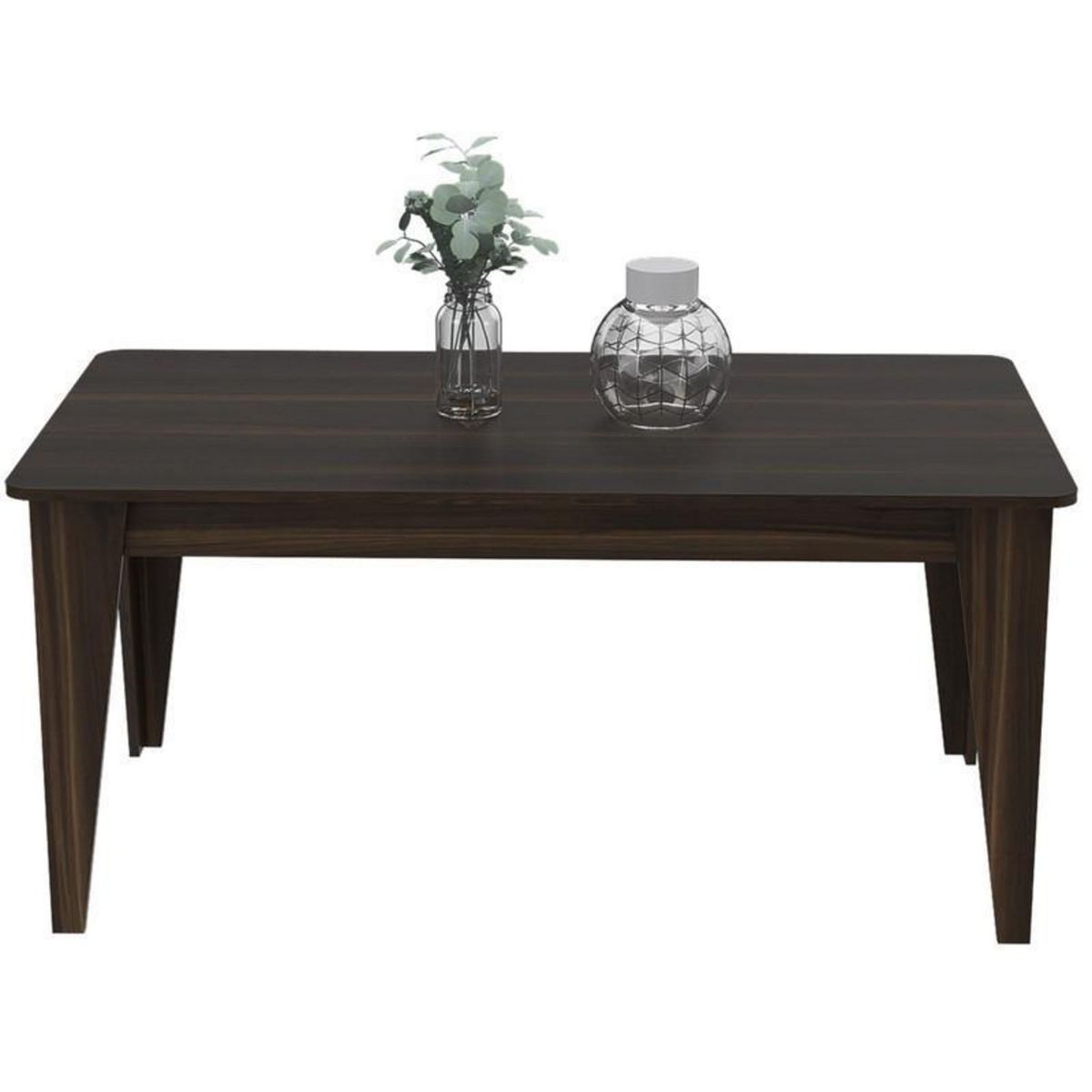 TUHOME - Mesa de Comedor Melamina Torino 2 Habano