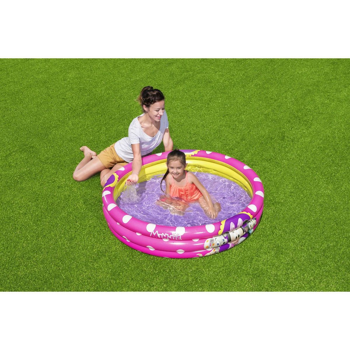 BESTWAY - Piscina Inflable Aros 122x25cm Disney Minnie