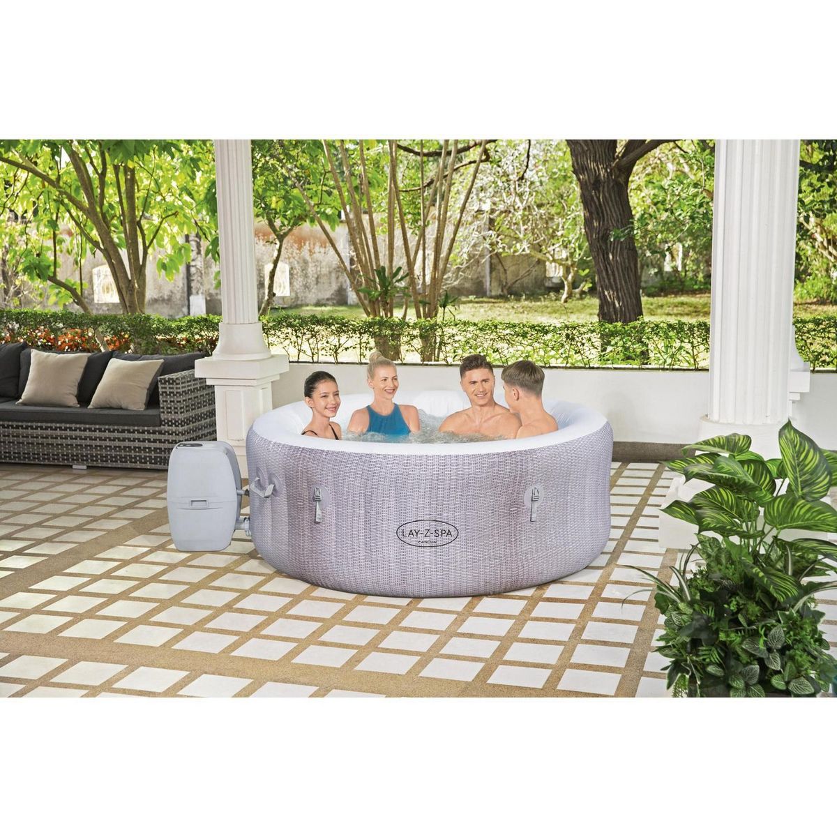 BESTWAY - Jacuzzi Lay-Z-Spa Cancún 180cm